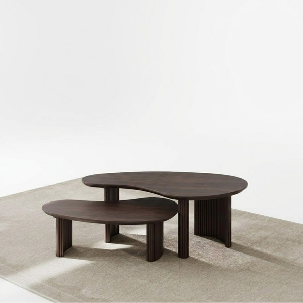 Qaanaaq solid Wood Nesting Table