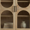 Qaqortoq Solid Wood Display Unit