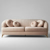 Queens 3 Seater Velvet Sofa