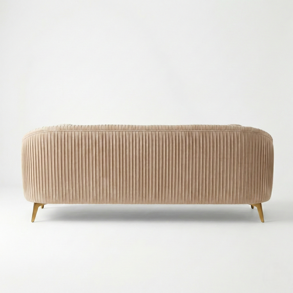 Queens 3 Seater Velvet Sofa