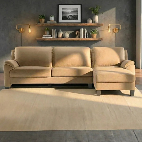 Quito Leatherette Sectional Sofa