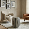 Qumbu Bone Inlay Geometric Design Stool