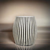 Qumbu Bone Inlay Geometric Design Stool