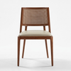 Randers Rattan Solid Wood Dining Chair 