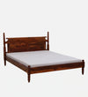 Rao Solid Wood Bed In Honey Finish- All Sizes