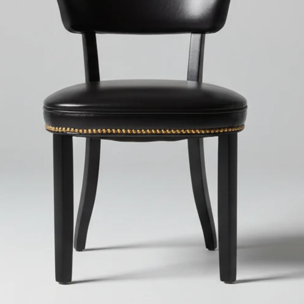 Raven Luxe Accent Leather Dining Chair