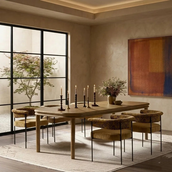 Recife Solid Wood Dining Table Set - All Sizes