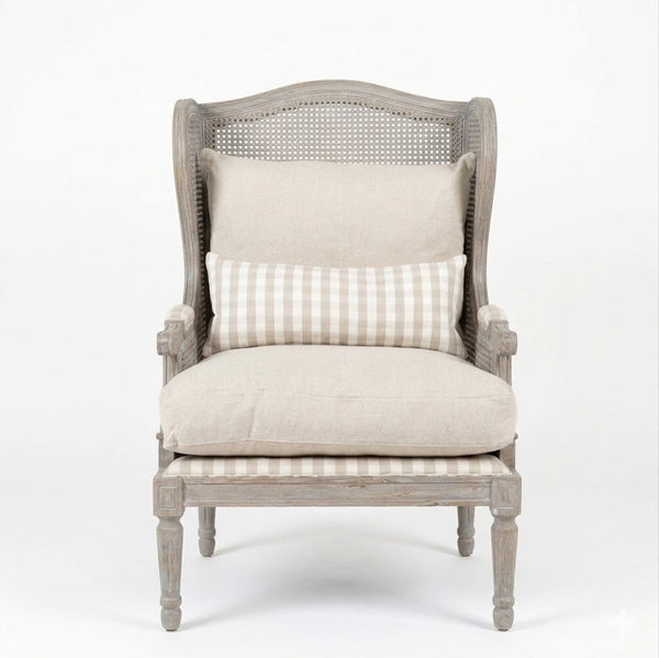 Rio Verde Solid Wood Rattan 1 Seater Sofa 