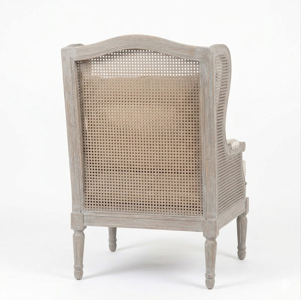 Rio Verde Solid Wood Rattan 1 Seater Sofa