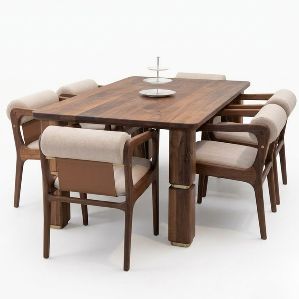 Rosia Solid Wood Dining Table Set - All Sizes