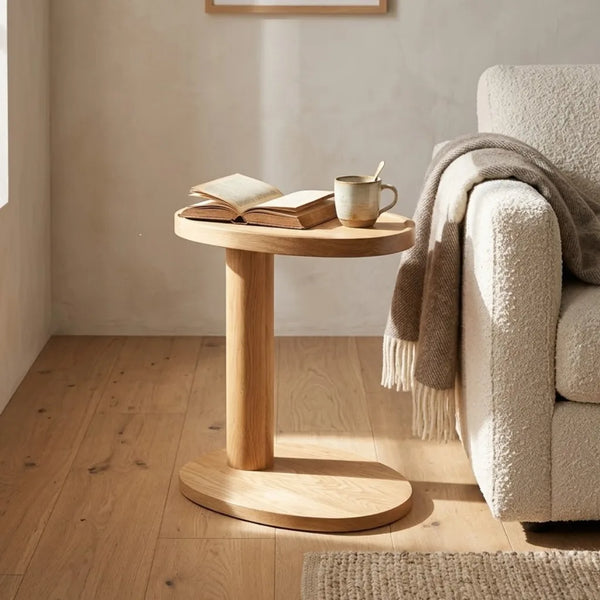Rosny Oak Wood End Table 
