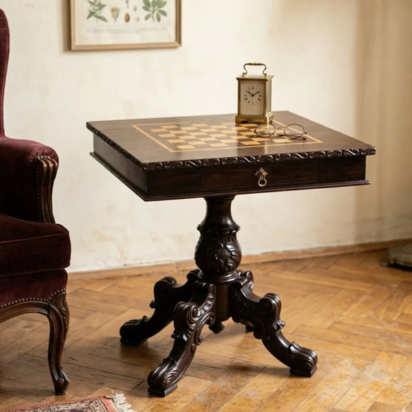 Rothesay Classic Rosewood Chess Side Table