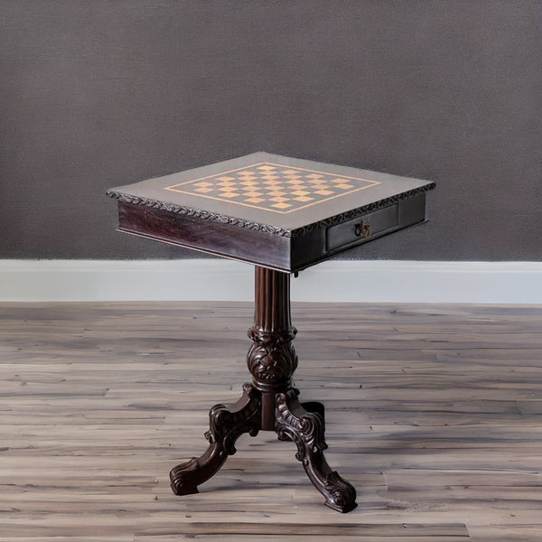 Rothesay Classic Rosewood Chess Side Table