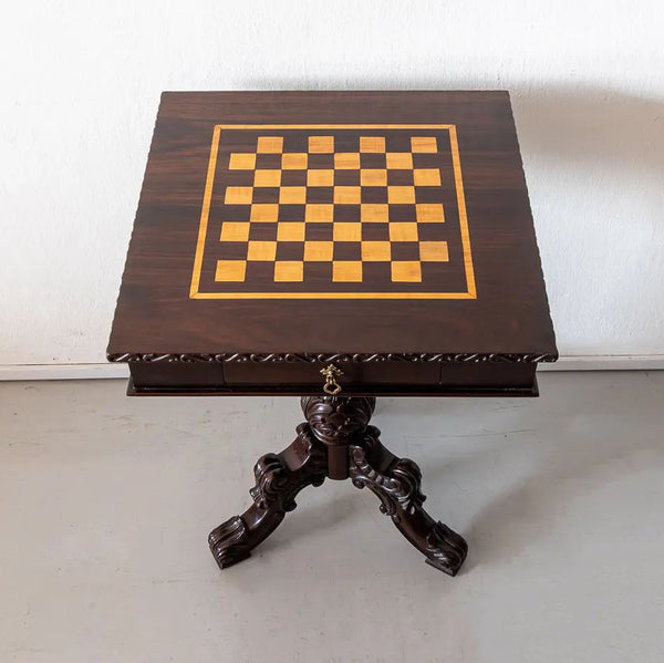 Rothesay Classic Rosewood Chess Side Table