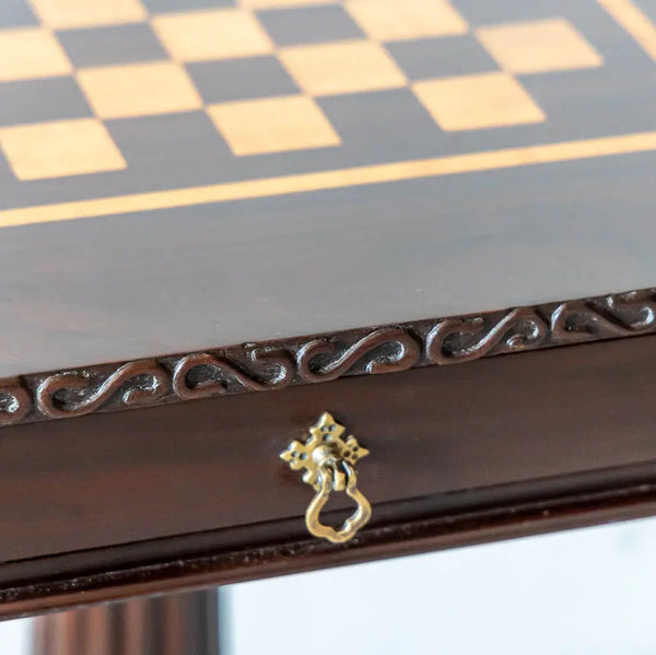 Rothesay Classic Rosewood Chess Side Table