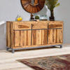 Classic Sheesham Wood Raw Natural Finish Sideboard