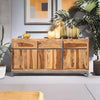 Classic Sheesham Wood Raw Natural Finish Sideboard