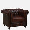 Salem Chesterfield Leather Sofa