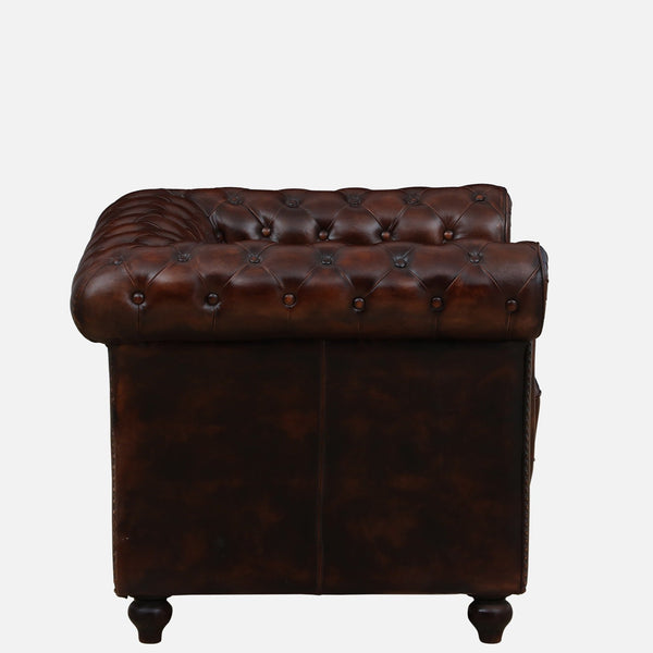 Salem Chesterfield Leather Sofa