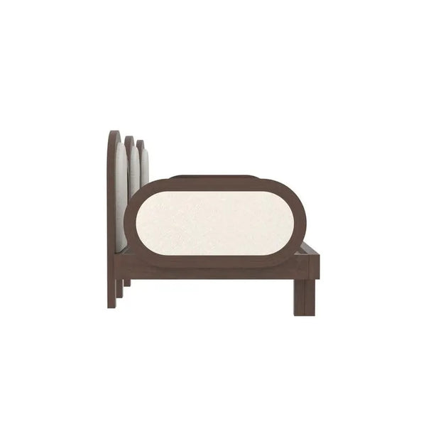 Salzburg Solid Wood & Rattan Sofa Cum Bed