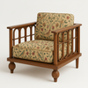 San Salvador Teak Wood Accent Chair