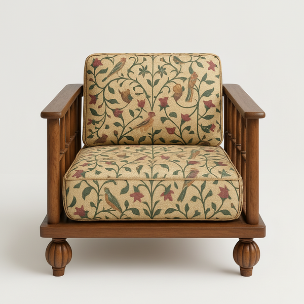 San Salvador Teak Wood Accent Chair