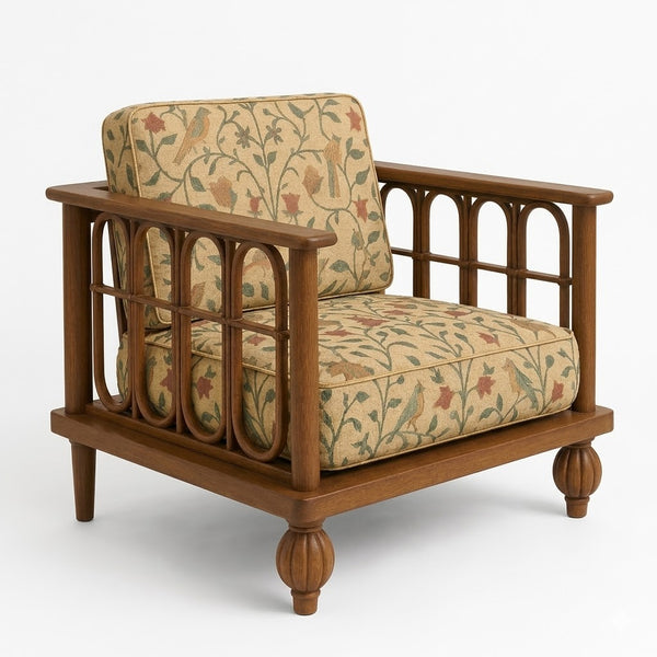 San Salvador Teak Wood Accent Chair