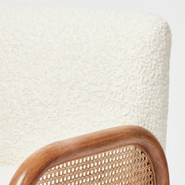Santander Rattan Solid Wood Arm Chair