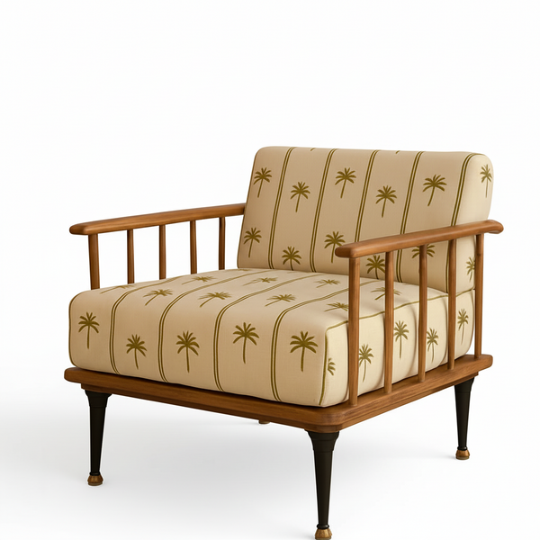 Santo Domingo Teak Wood Accent Chair