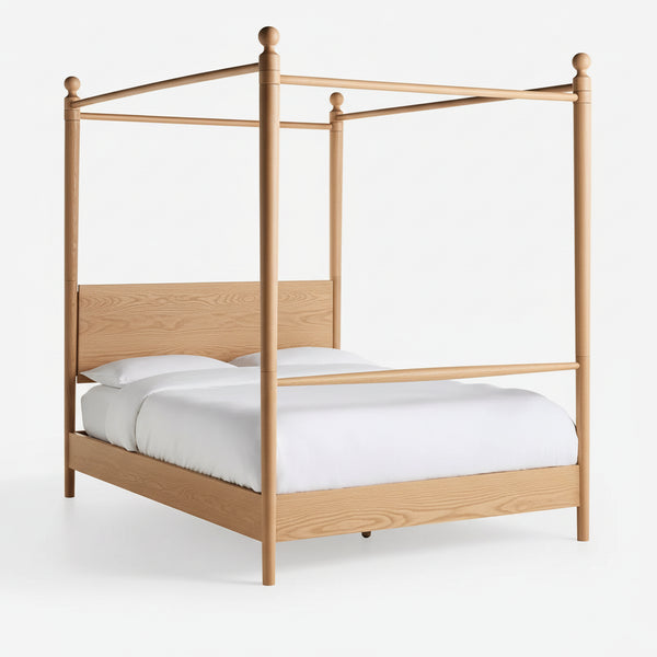 Santorini Solid Wood Poster Bed