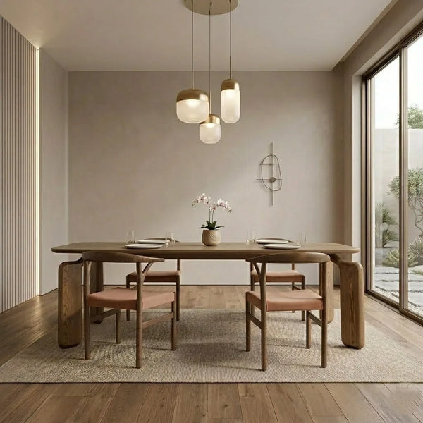 Sapporo Solid Wood Dining Table Set - All Sizes