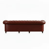 Scarlet Chesterfield 4- Seater Leather Sofa