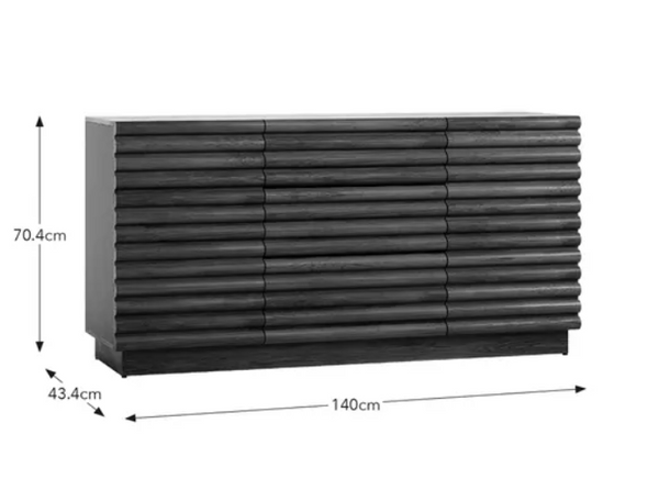 Luxury Oak Wood, Large Sideboard