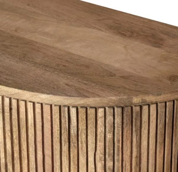Modern Mango Wood Side Board - Medium