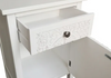 Modern Mango Wood White Washed Bedside Table