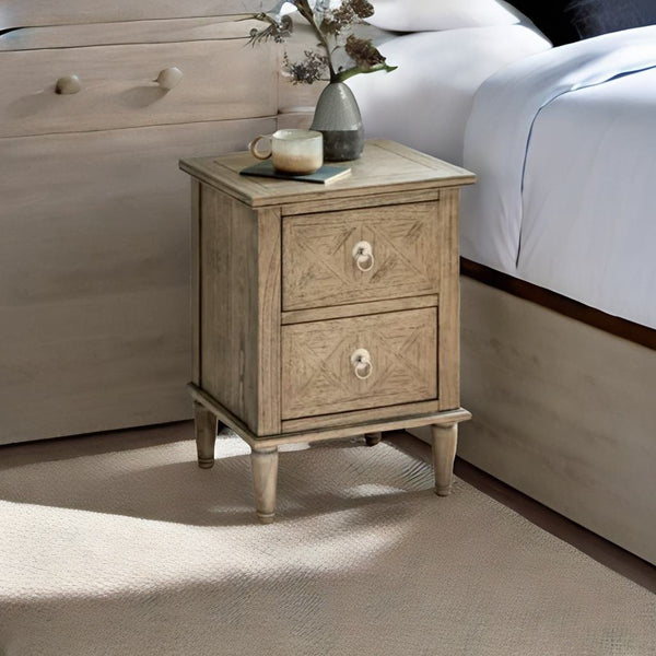 Modern Mango Wood Hand craved Bed Side Table