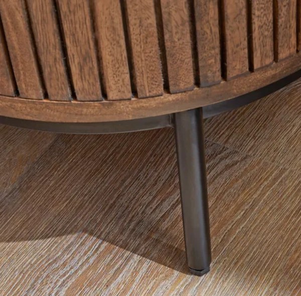 Modern Mango Wood Bed Side Table