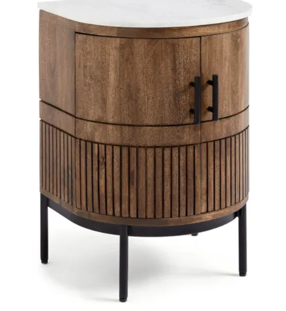 Modern Mango Wood Bed Side Table