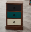 Modern Mango Wood Bed Side Table Pine