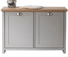 Modern Mango Wood Cabinet Grey