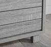 Modern Acacia Wood Cabinet Grey