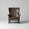 Seren Curve Leather Sofa Chair