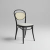 Serpentine Rattan & Metal Dining Chair