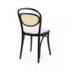Serpentine Rattan & Metal Dining Chair