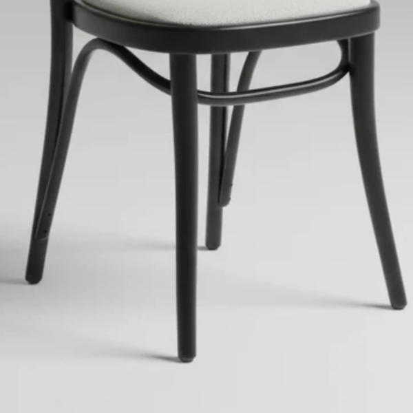 Serpentine Rattan & Metal Dining Chair