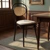 Serpentine Rattan & Metal Dining Chair