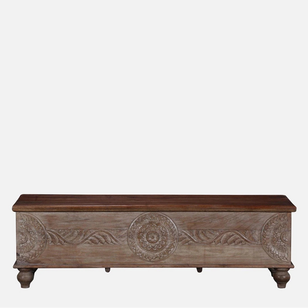 Sherman Mango Wood Trunk Coffee Table