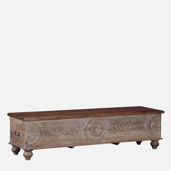 Sherman Mango Wood Trunk Coffee Table