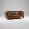 Siena 3 Seater Leather Sofa