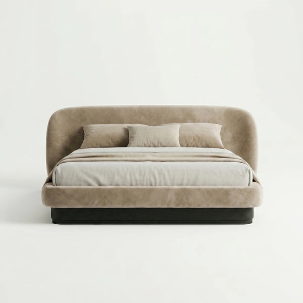 Simferopol Solid Wood Modern Bed-All Sizes